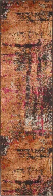 Renner Mill Orange 2'2 x 10' Runner Rug