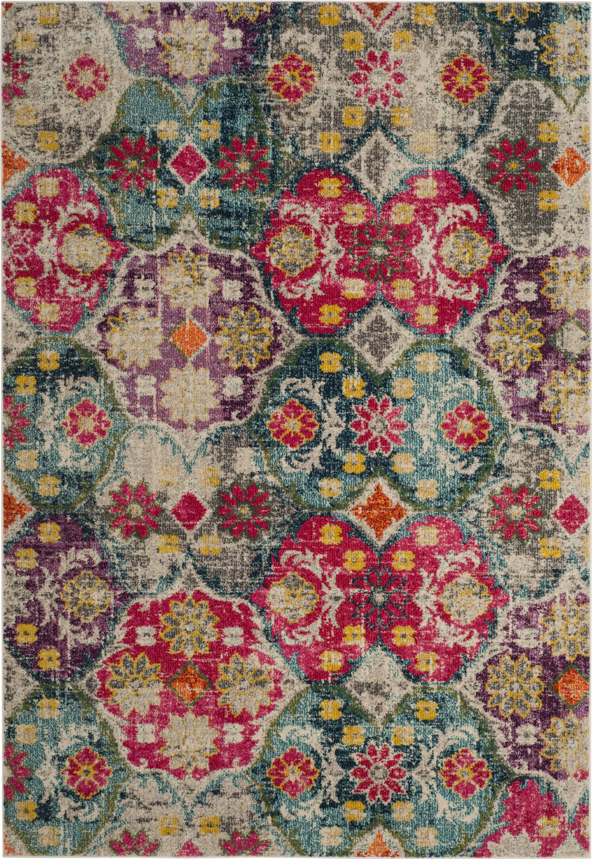 Mendosa Green 6'7 x 9'2 Rug - Image 1