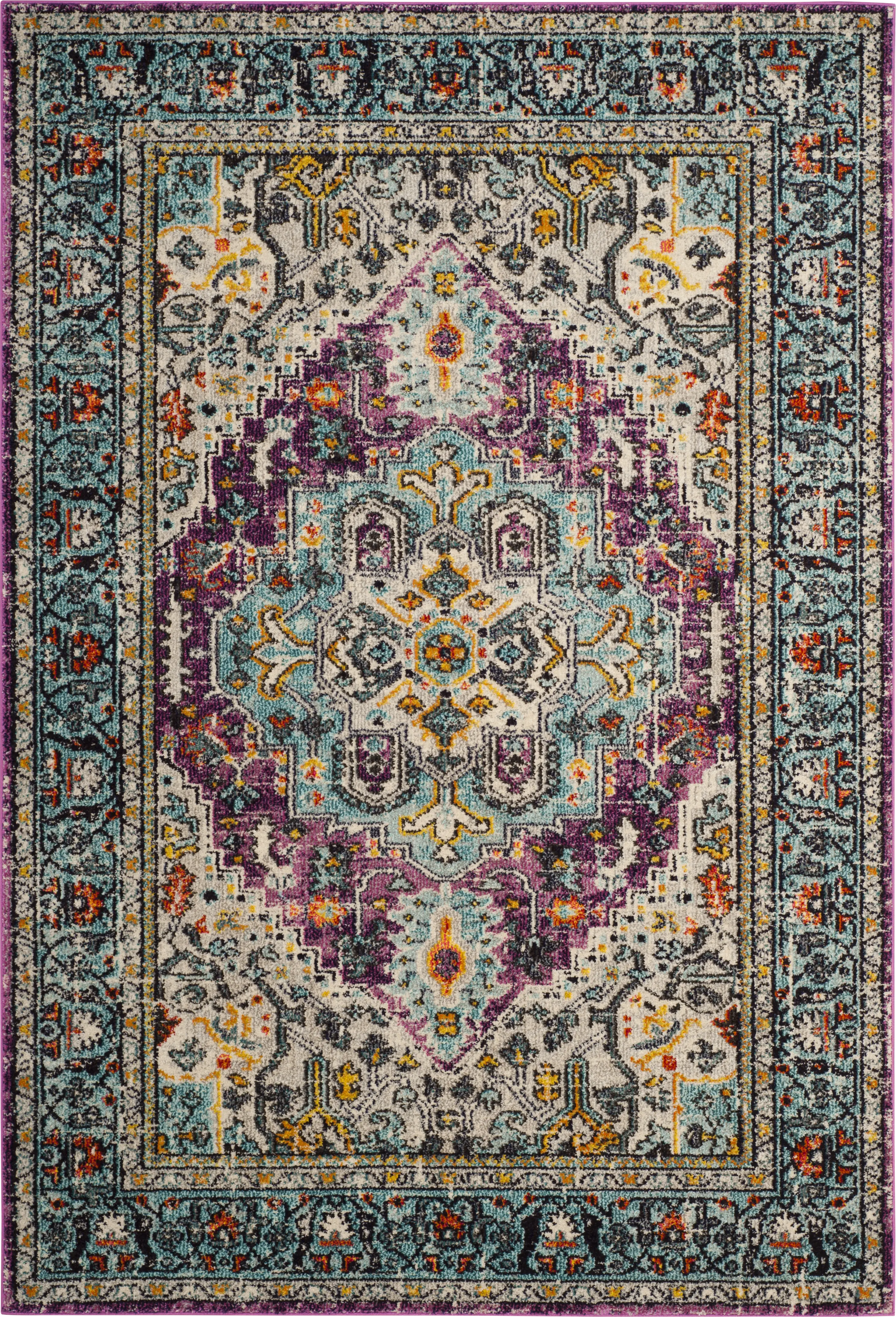 Dunaway Violet 6'7 x 9'2 Rug - Thumbnail - Image 1