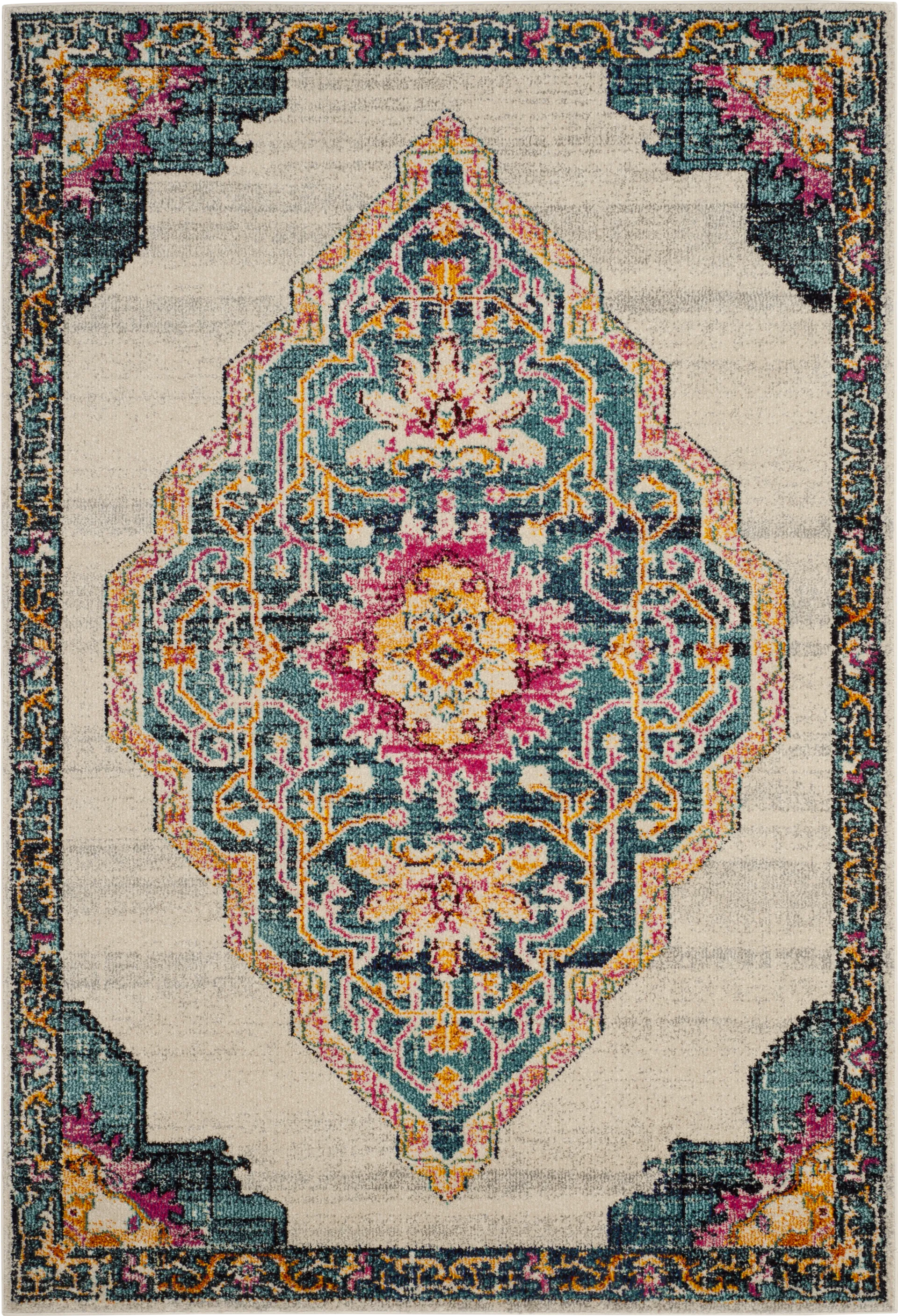 Featherbrook Ivory 6'7 x 9'2 Rug - Image 1