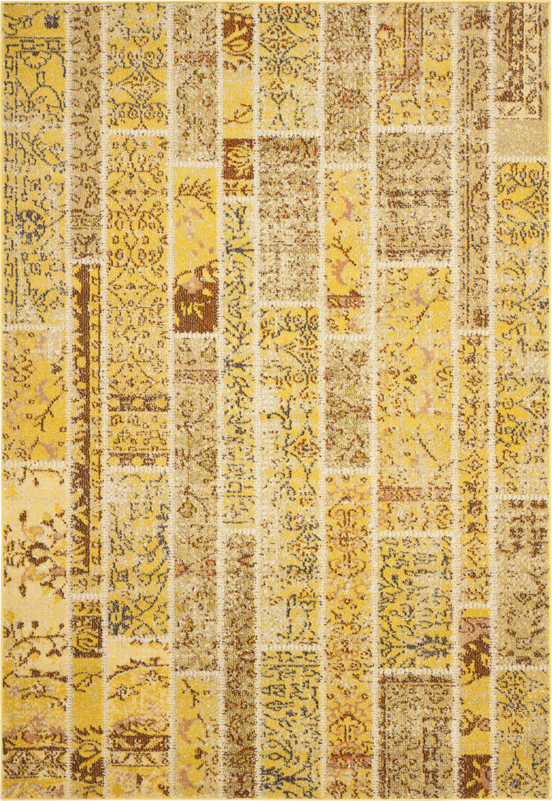 Sadia Yellow 8' x 11' Rug - Image 1