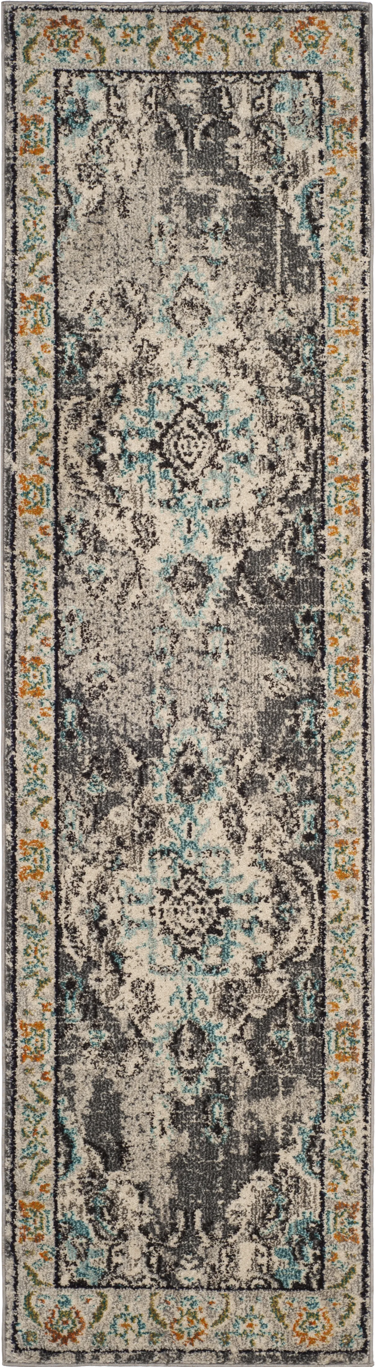Jailyn Gray 2'2 x 10' Runner Rug - Image 1