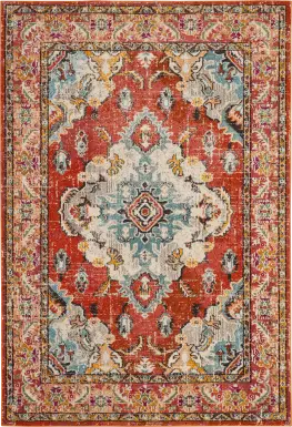 Jailyn Orange 6'7 x 9'2 Rug