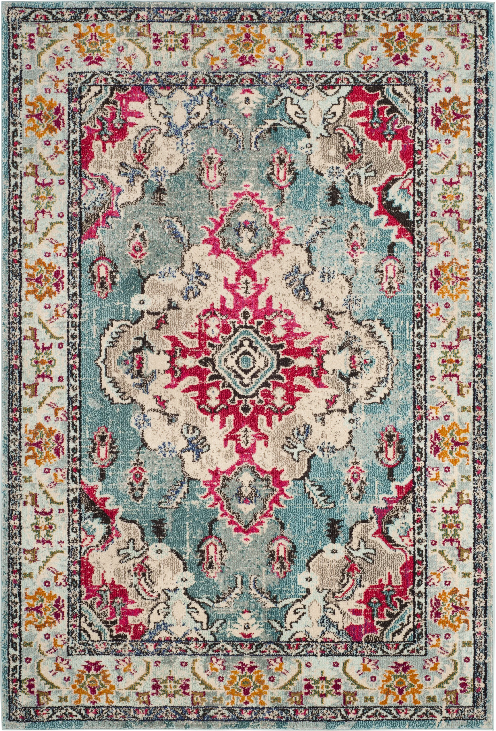 Jailyn Blue 5'1 x 7'7 Rug - Image 1