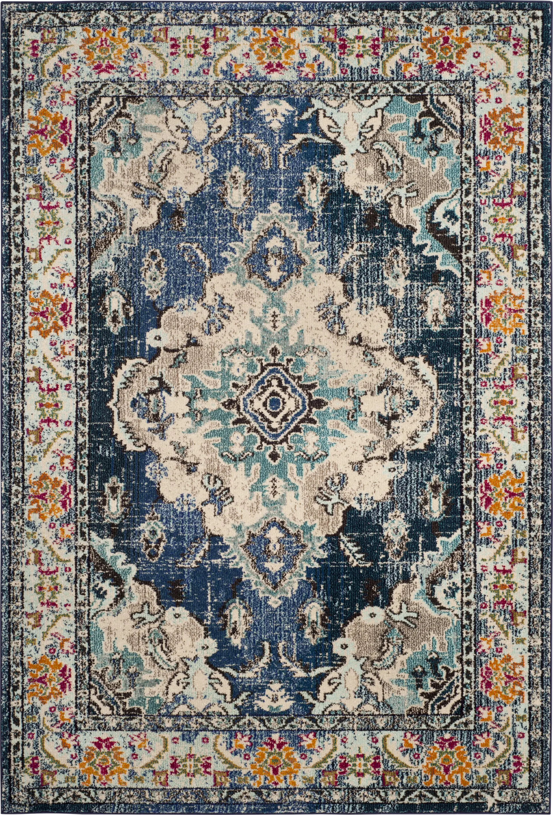 Jailyn Navy 5'1 x 7'7 Rug