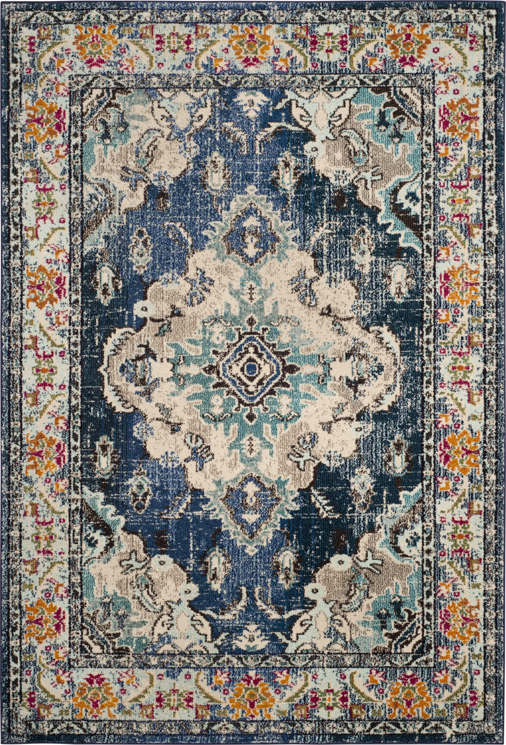 Jailyn Navy 5'1 x 7'7 Rug - Image 1