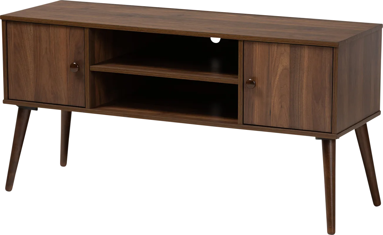 Delcain Walnut 47 in. Console