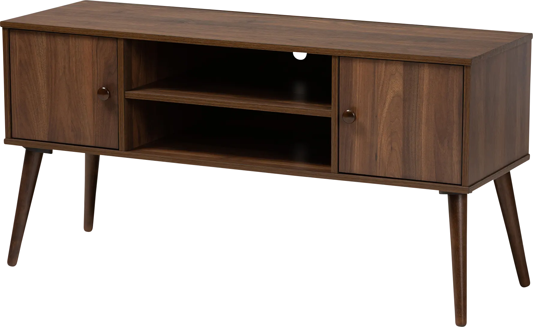 Delcain Walnut 47 in. Console