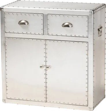 Enoree Light Silver Accent Cabinet