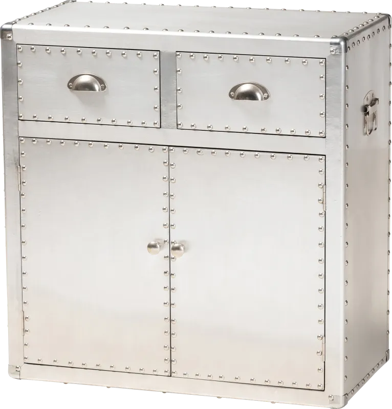 Enoree Light Silver Accent Cabinet