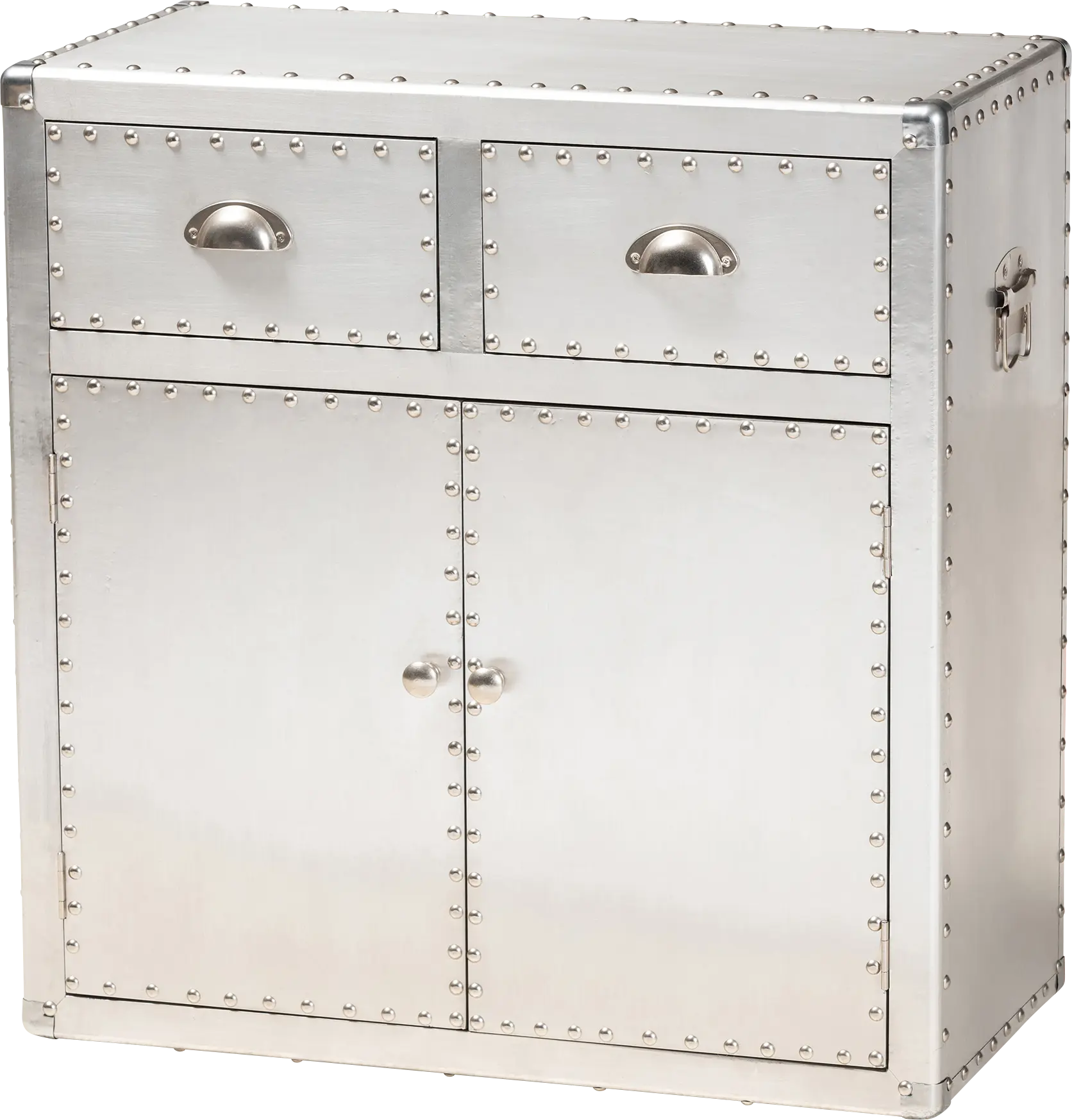 Enoree Light Silver Accent Cabinet