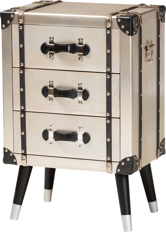 Anihinga Silver Accent Cabinet