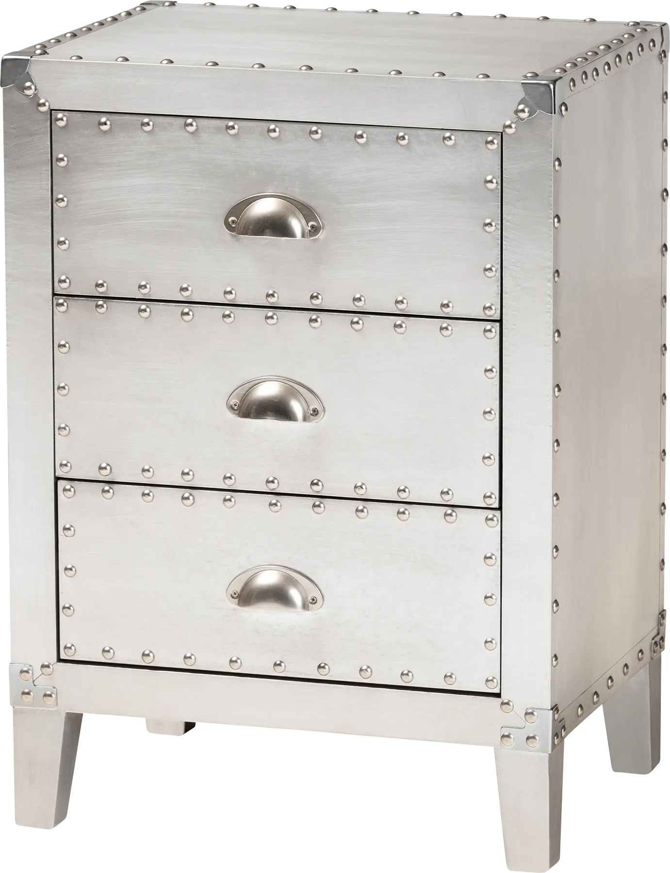 Faison Silver Accent Cabinet - Image 1