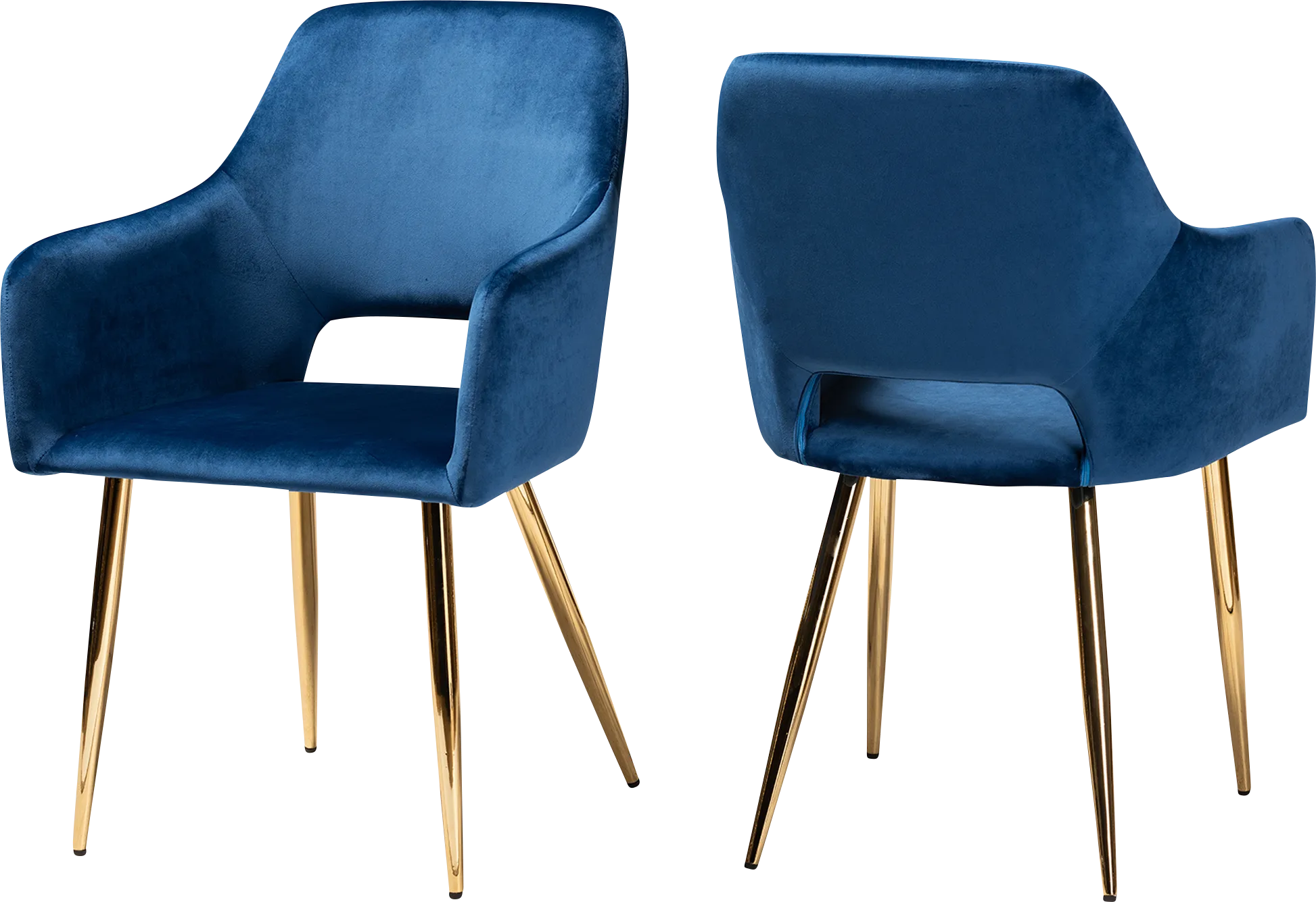 Eden Croft Blue Side Chair, Set of 2 - Thumbnail - Image 1