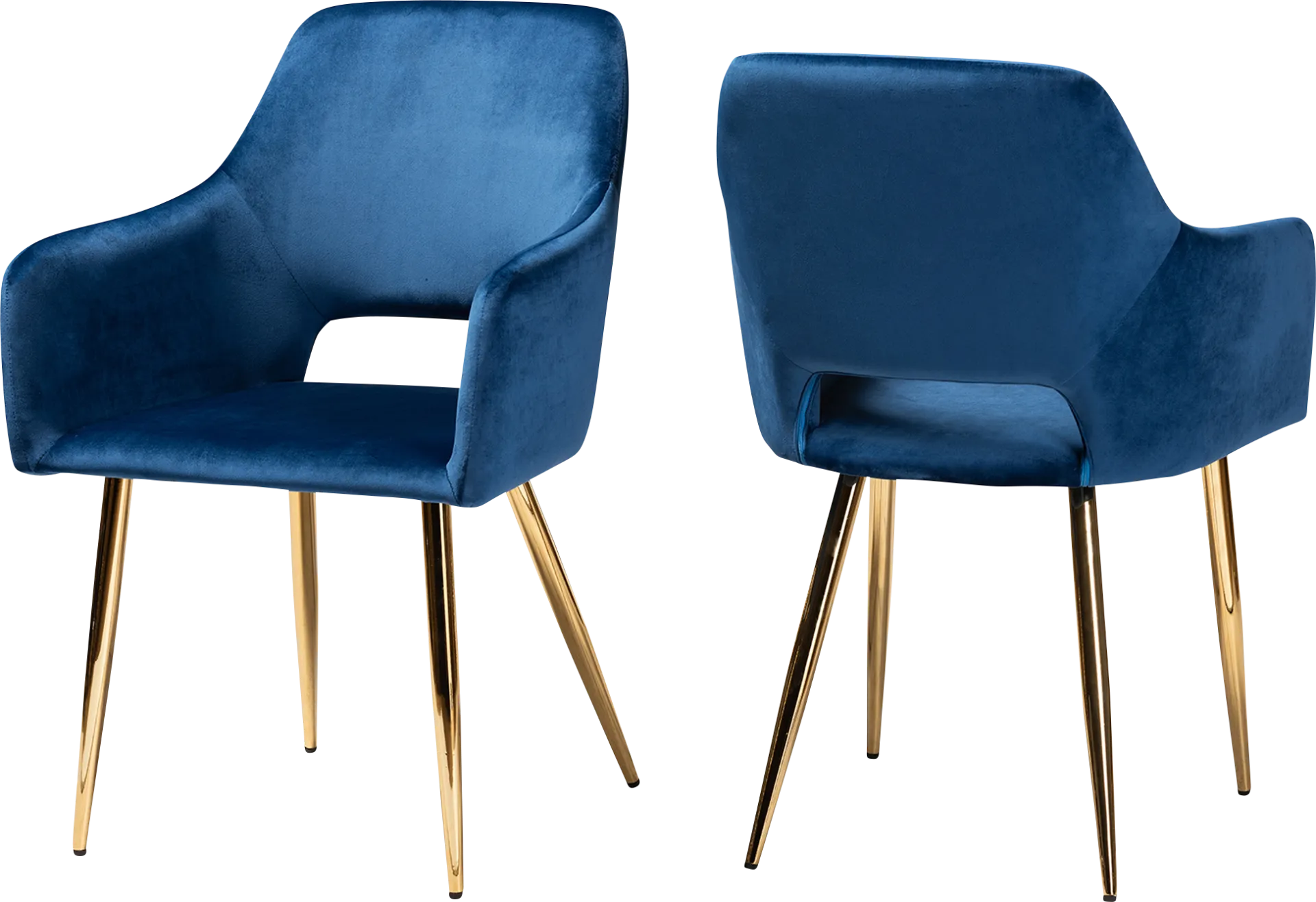 Eden Croft Blue Side Chair, Set of 2 - Image 1