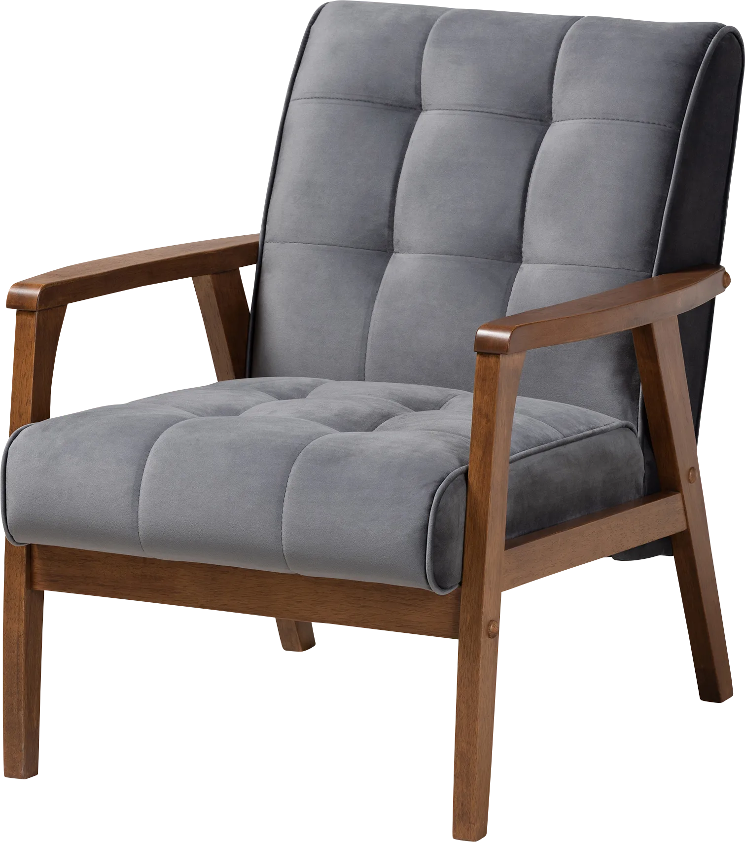 Eilla Gray Accent Chair - Thumbnail - Image 1