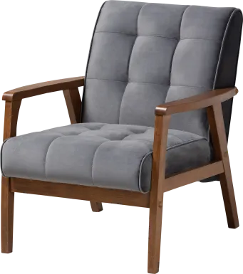 Eilla Gray Accent Chair