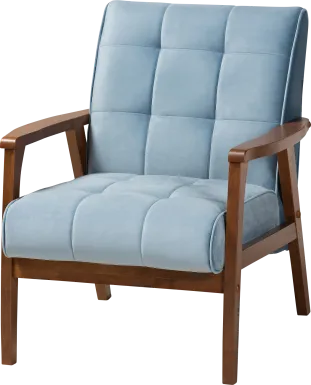 Eilla Blue Accent Chair
