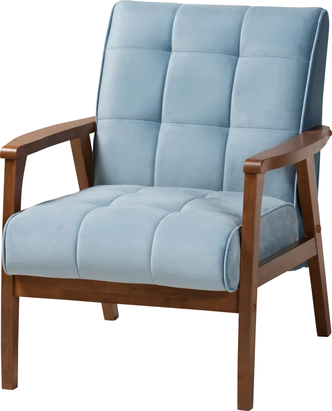 Eilla Blue Accent Chair