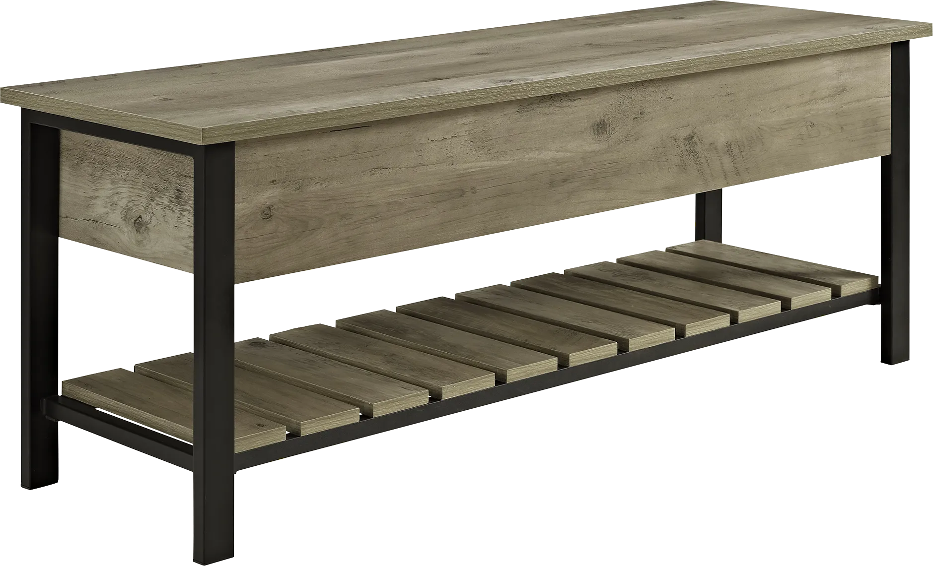 Commer Gray Bench - Thumbnail - Image 1