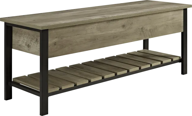 Commer Gray Bench