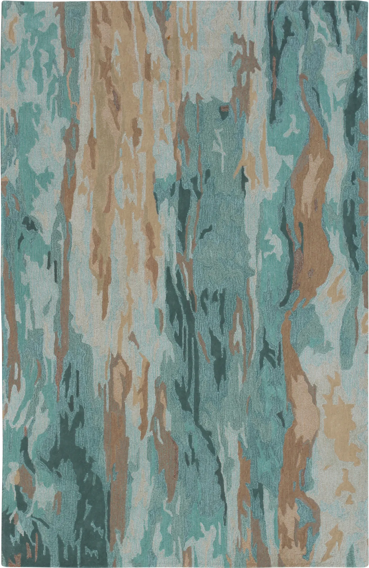 Sherburn Blue 3'5 x 5'5 Rug - Image 1