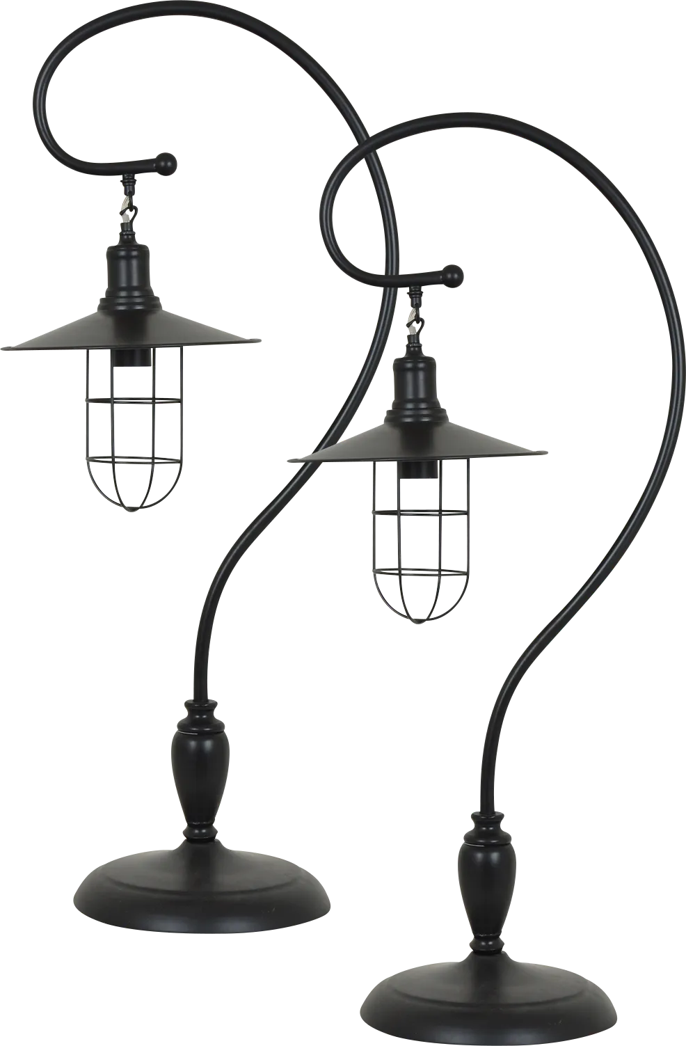 Callow Trace Bronze Table Lamps, Set of 2 - Image 1
