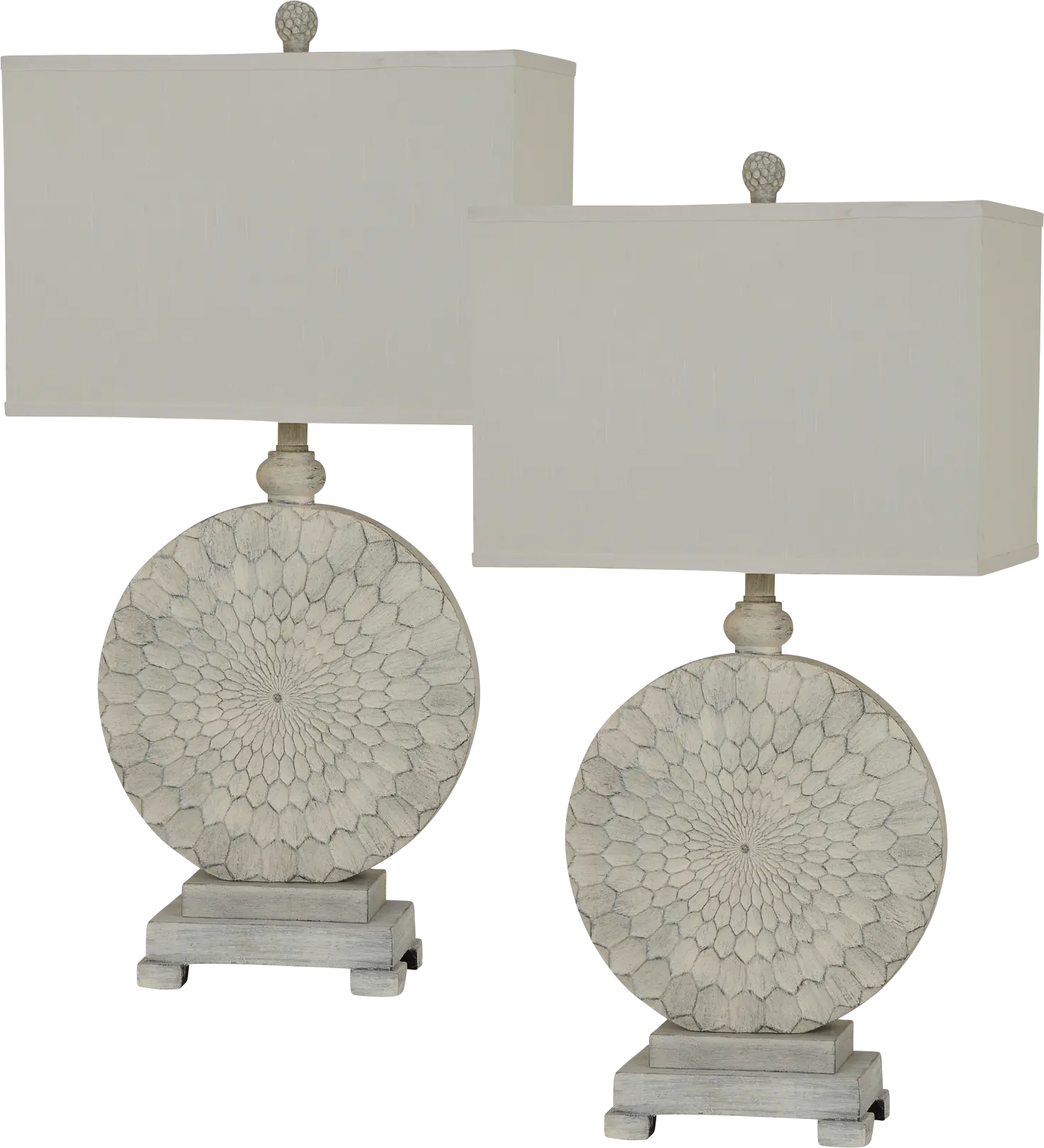 Hammond Rowe Beige Table Lamps, Set of 2