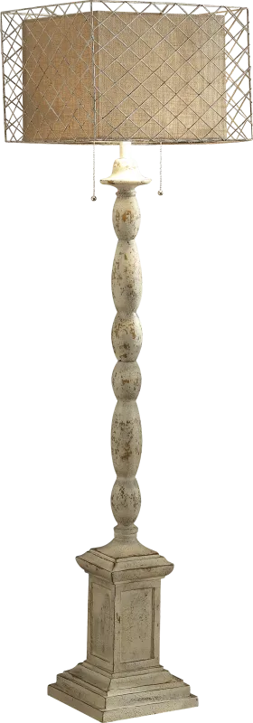 Chantry Breeze White Floor Lamp