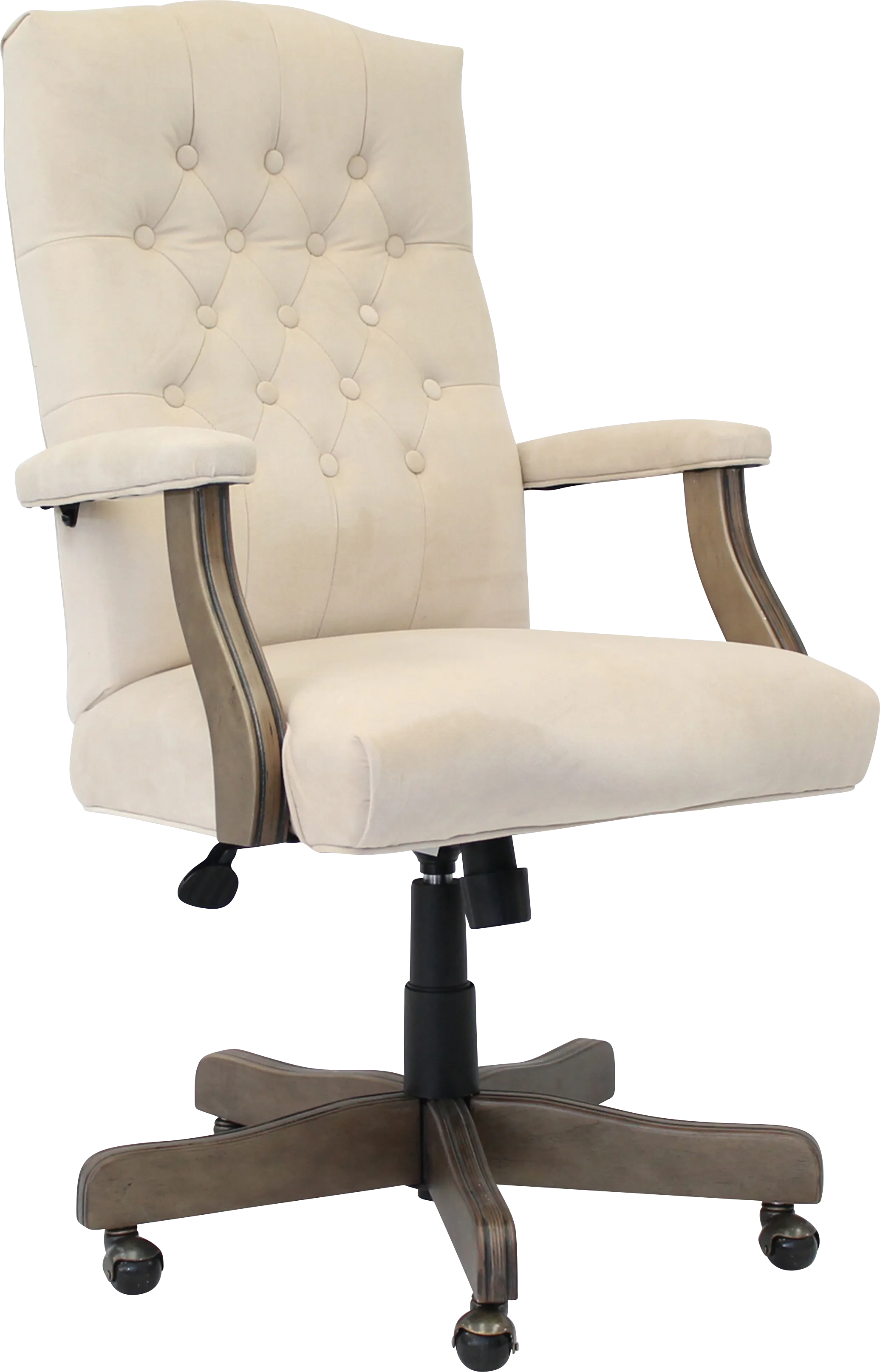 Hanksville Beige Desk Chair - Thumbnail - Image 1