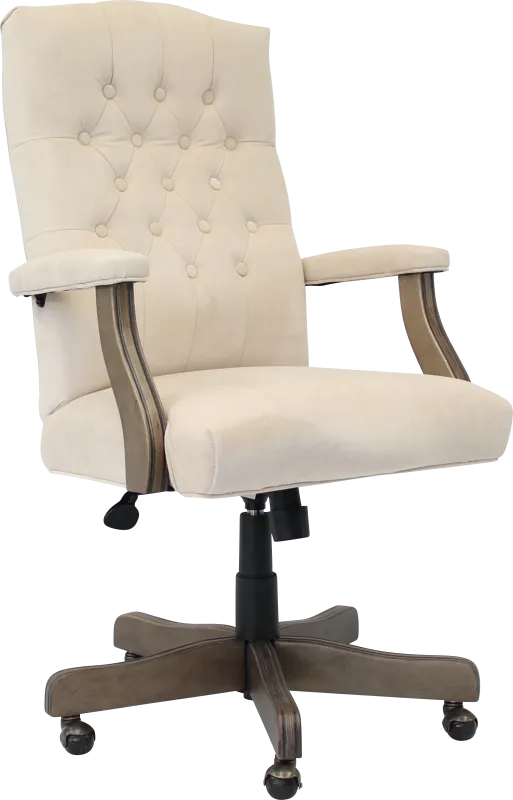 Hanksville Beige Desk Chair