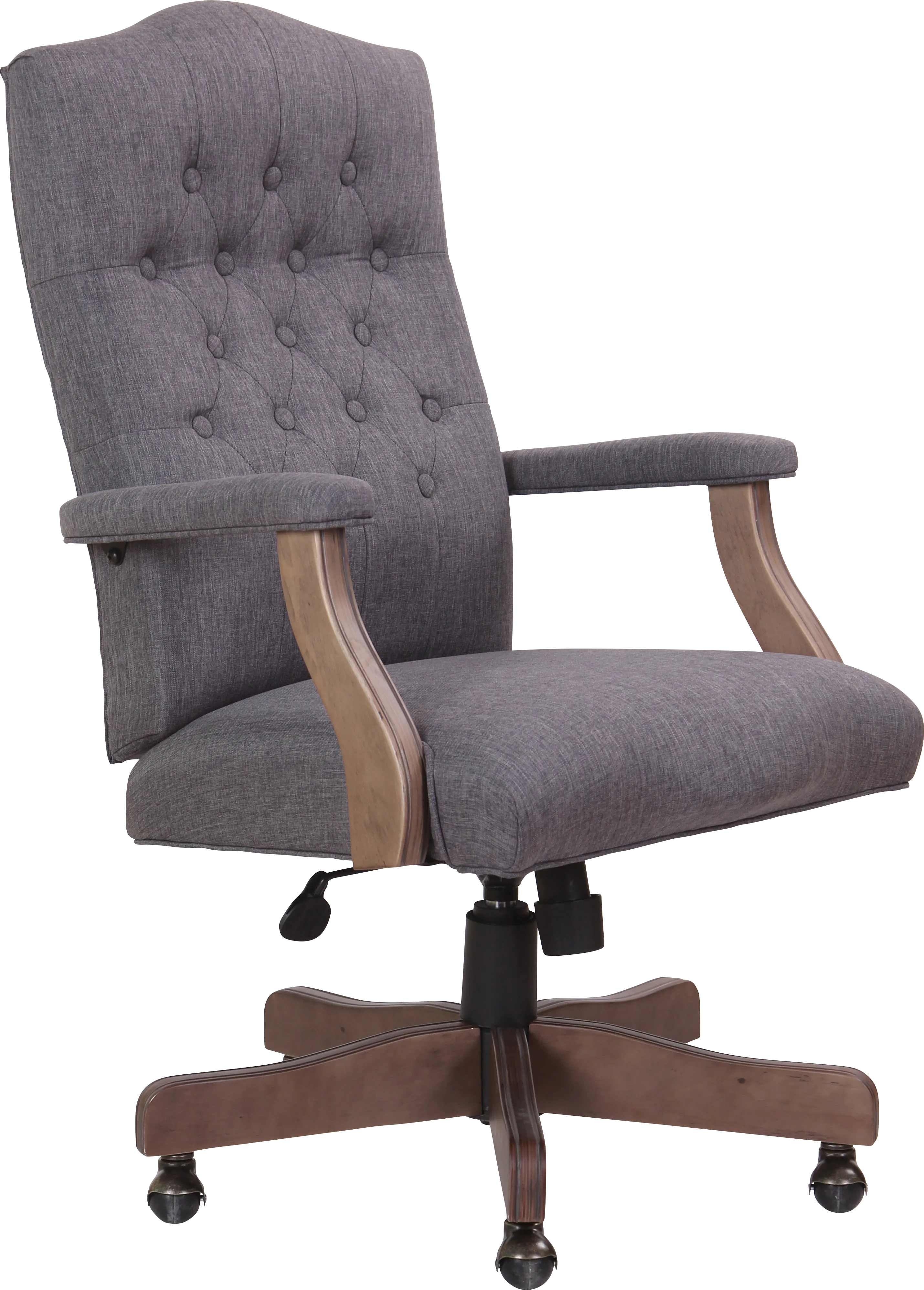 Hanksville Gray Desk Chair - Thumbnail - Image 1
