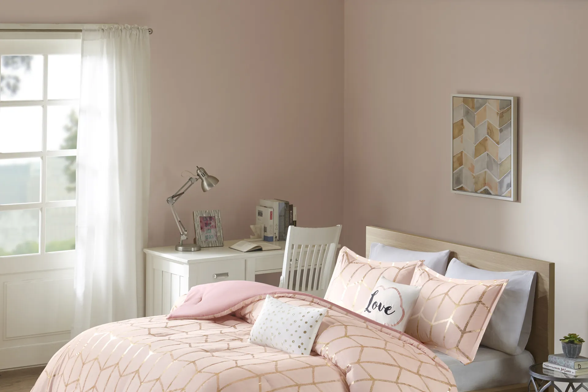 Kids Penmare Blush Twin Comforter Set - Image 1