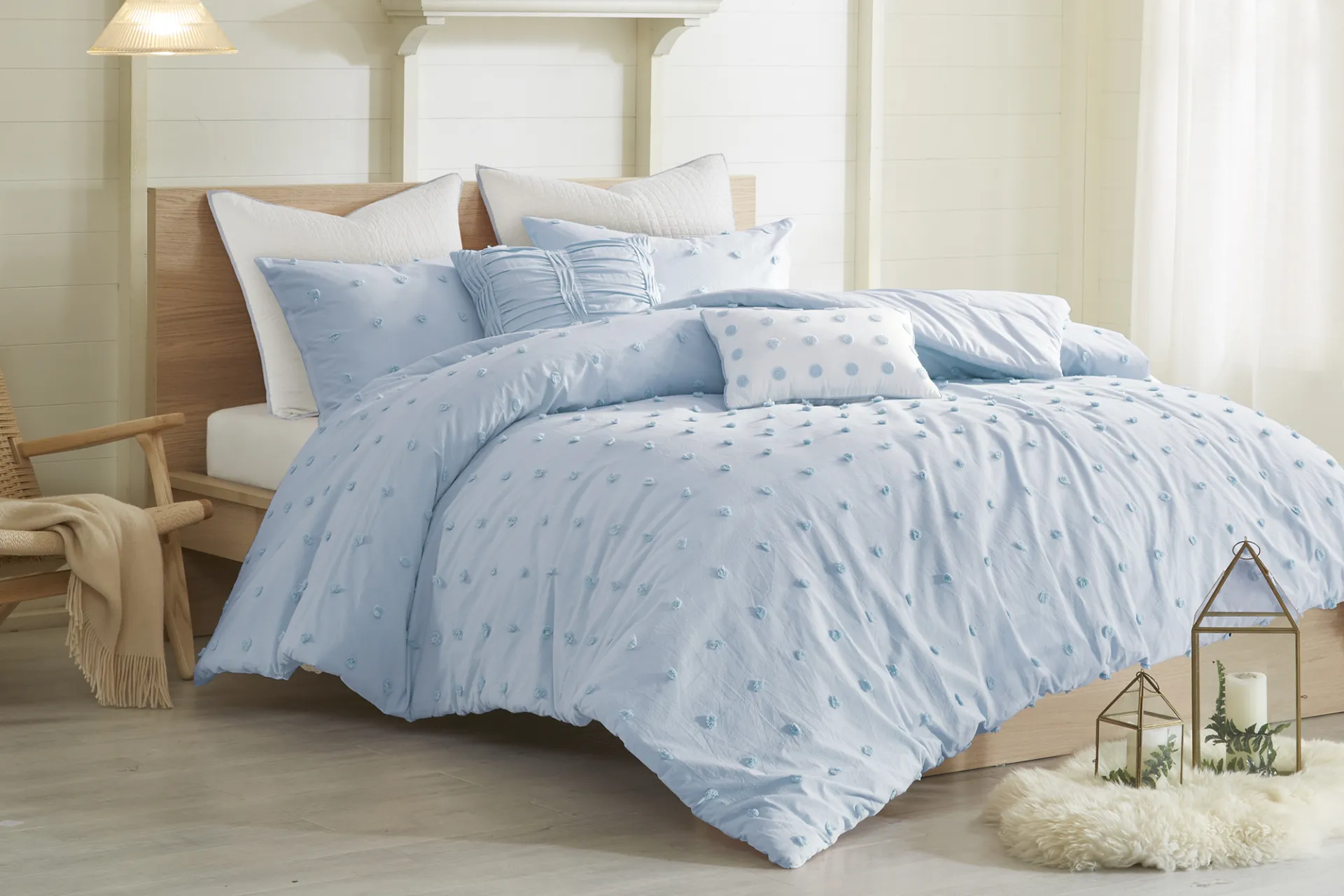 Kids Pastelle Blue Full/Queen Comforter Set - Image 2