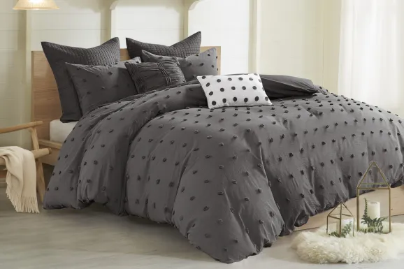Kids Pastelle Charcoal Full/Queen Comforter Set