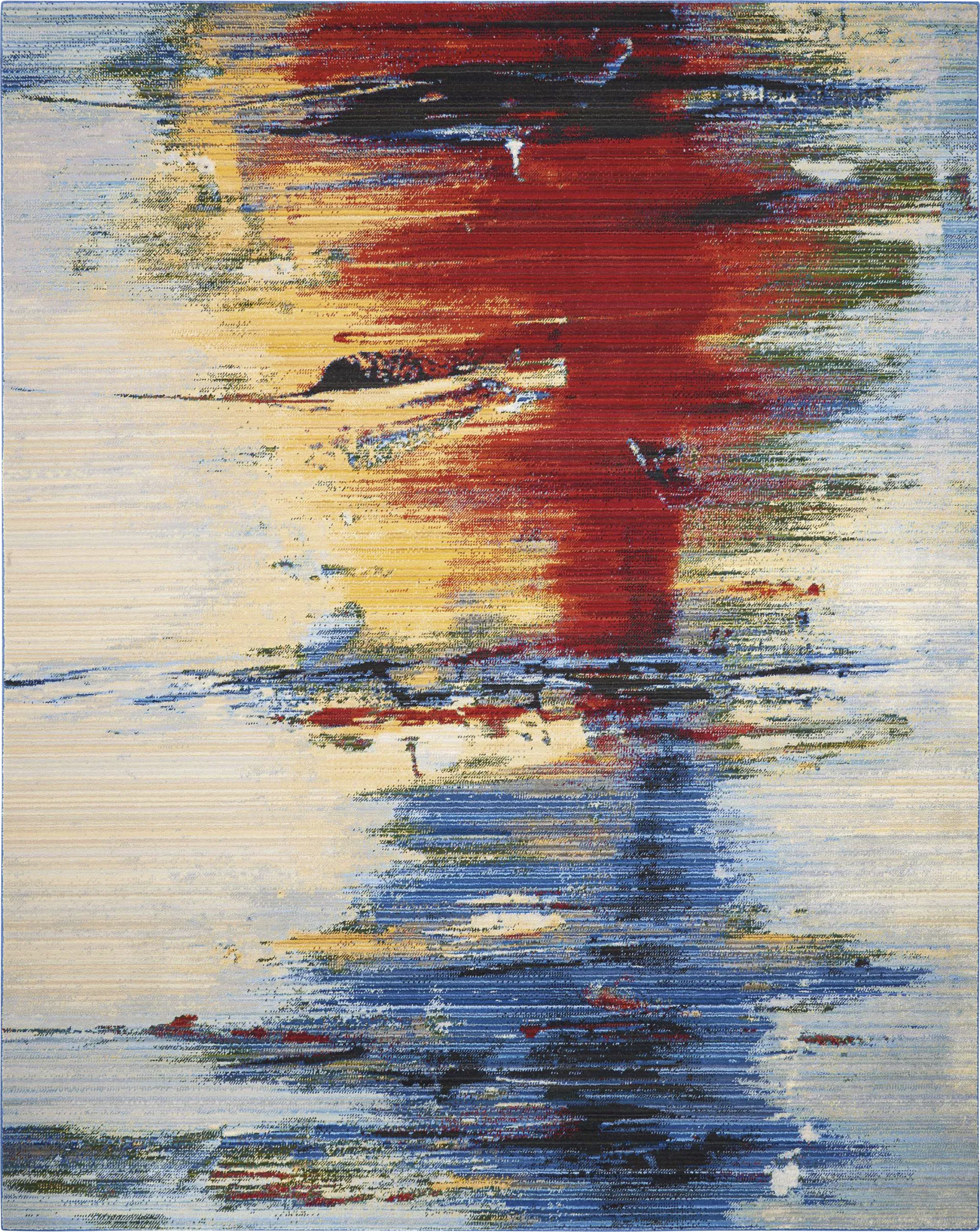 Encino Crimson 7'9 x 9'9 Rug - Image 1