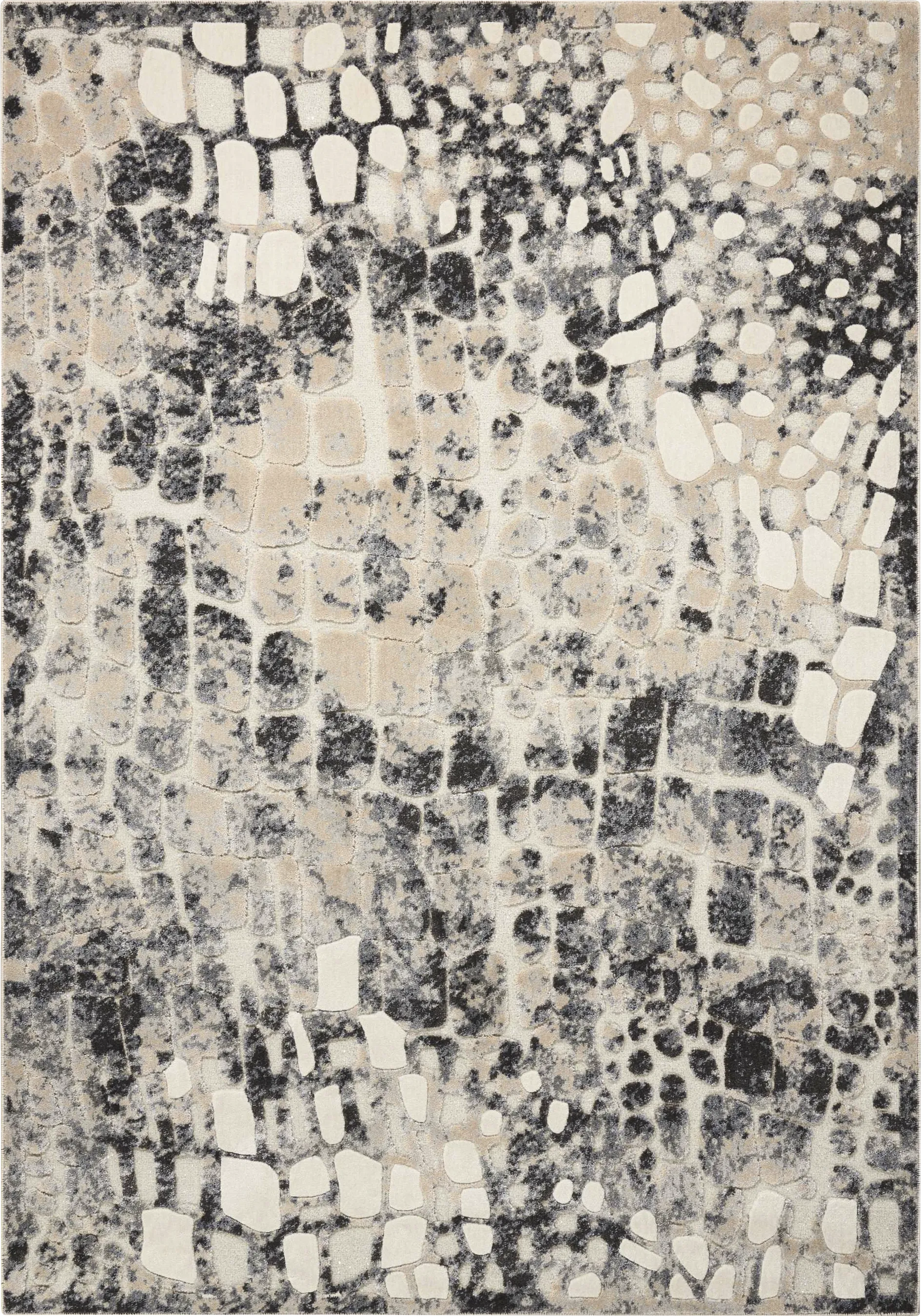 Exotic Gleam Gray 5'3 x 7'3 Rug - Image 1