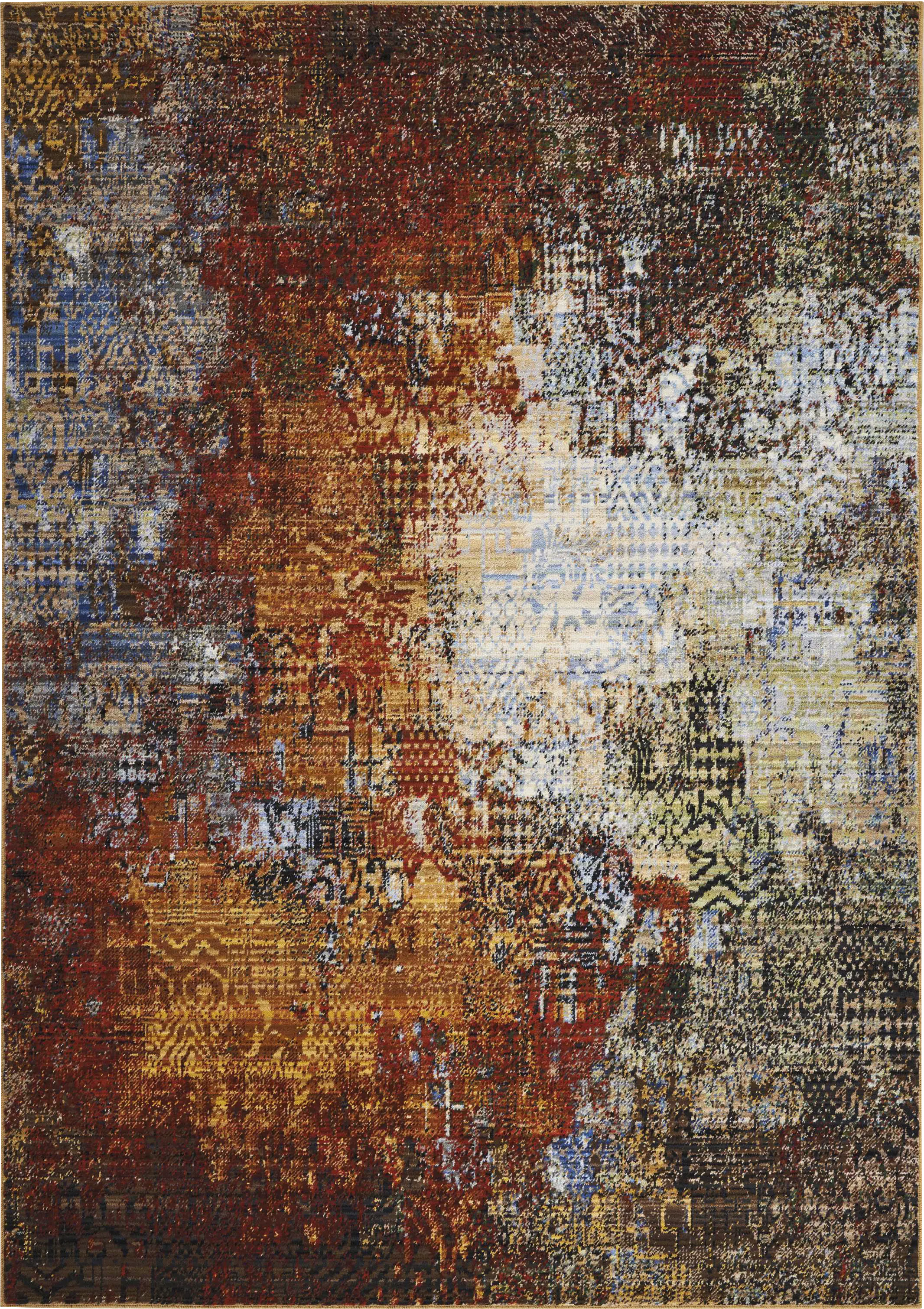 Ratin Red 7'9 x 9'9 Rug - Thumbnail - Image 1