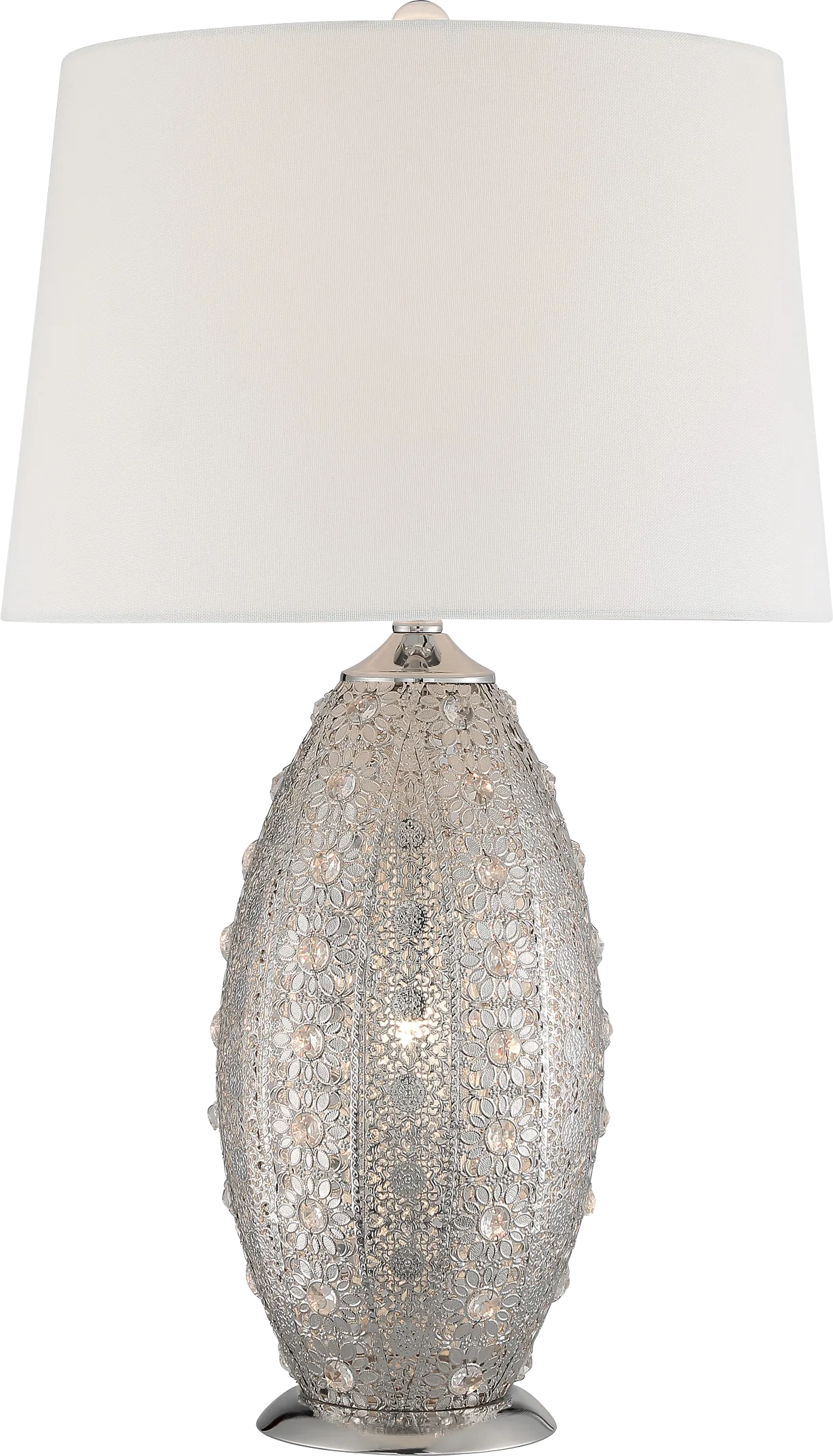 Cooper Lane Nickel Lamp - Image 1