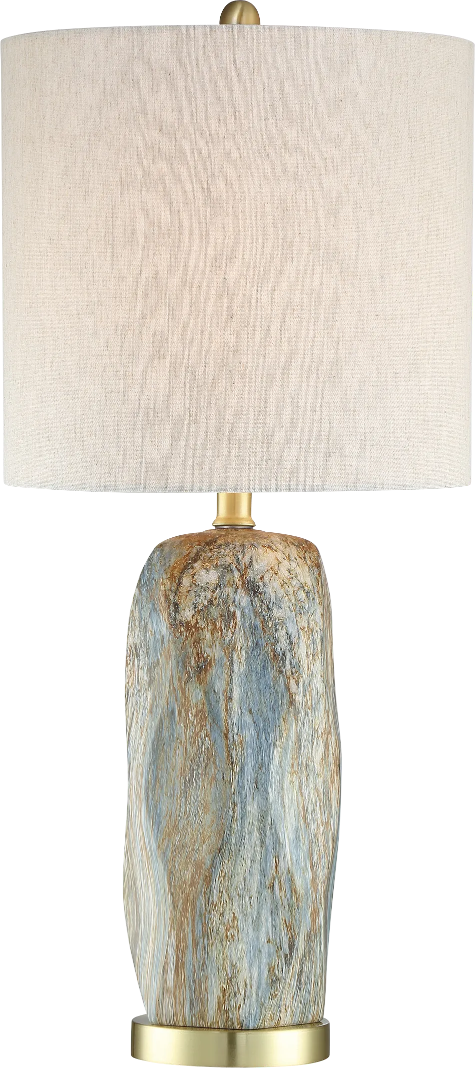Euston Cove Gray Lamp - Image 1