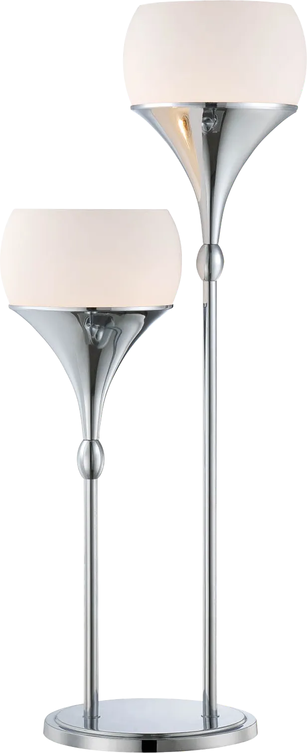 Eagle Landing Chrome Lamp