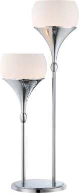 Eagle Landing Chrome Lamp