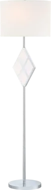 Echo Lane Chrome Floor Lamp