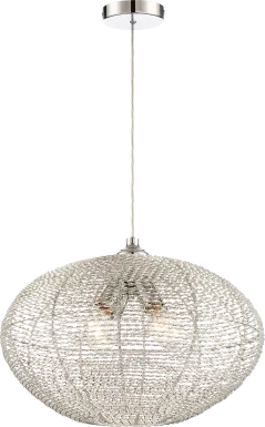 Eagle View Point Silver Chandelier