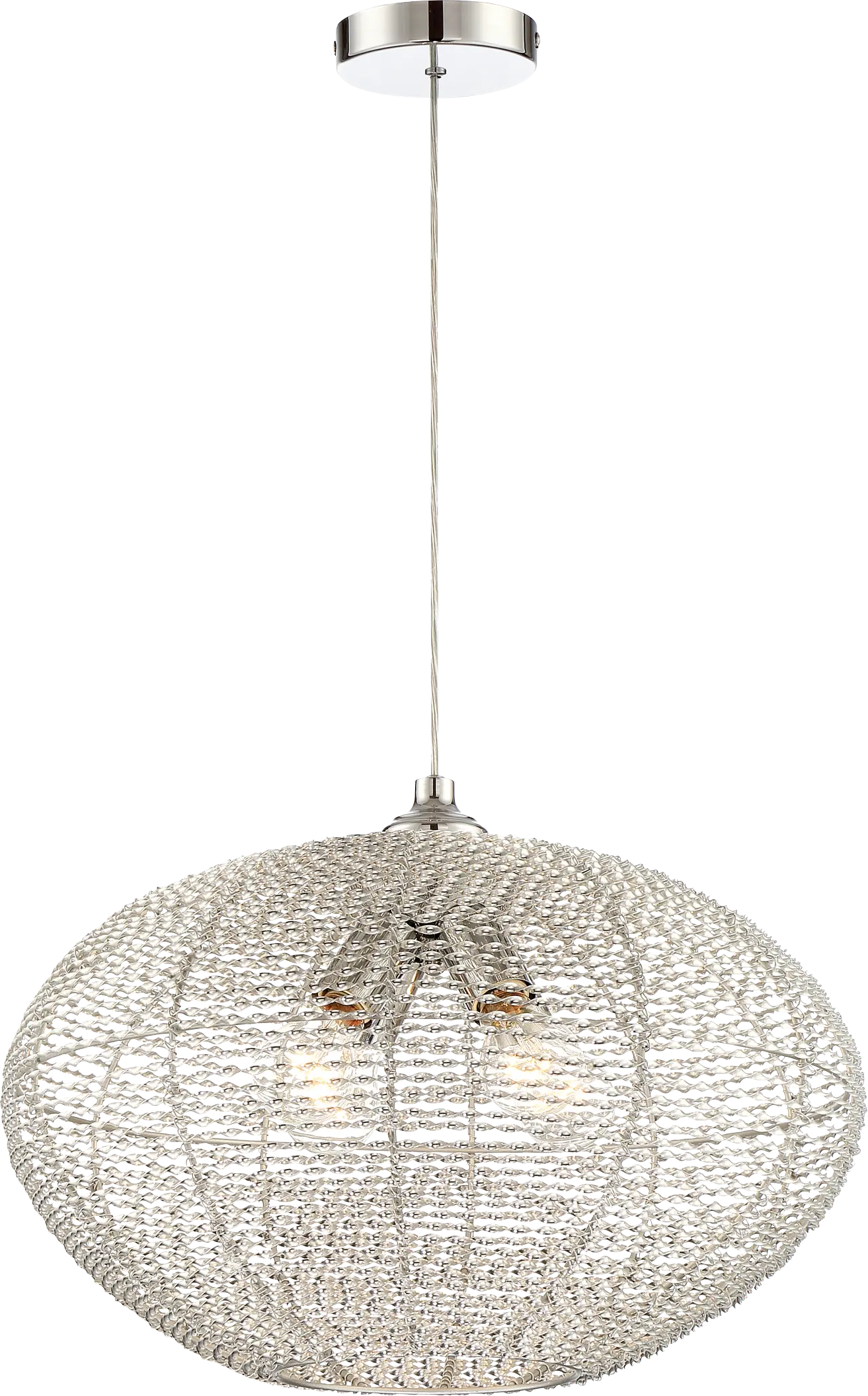 Eagle View Point Silver Chandelier
