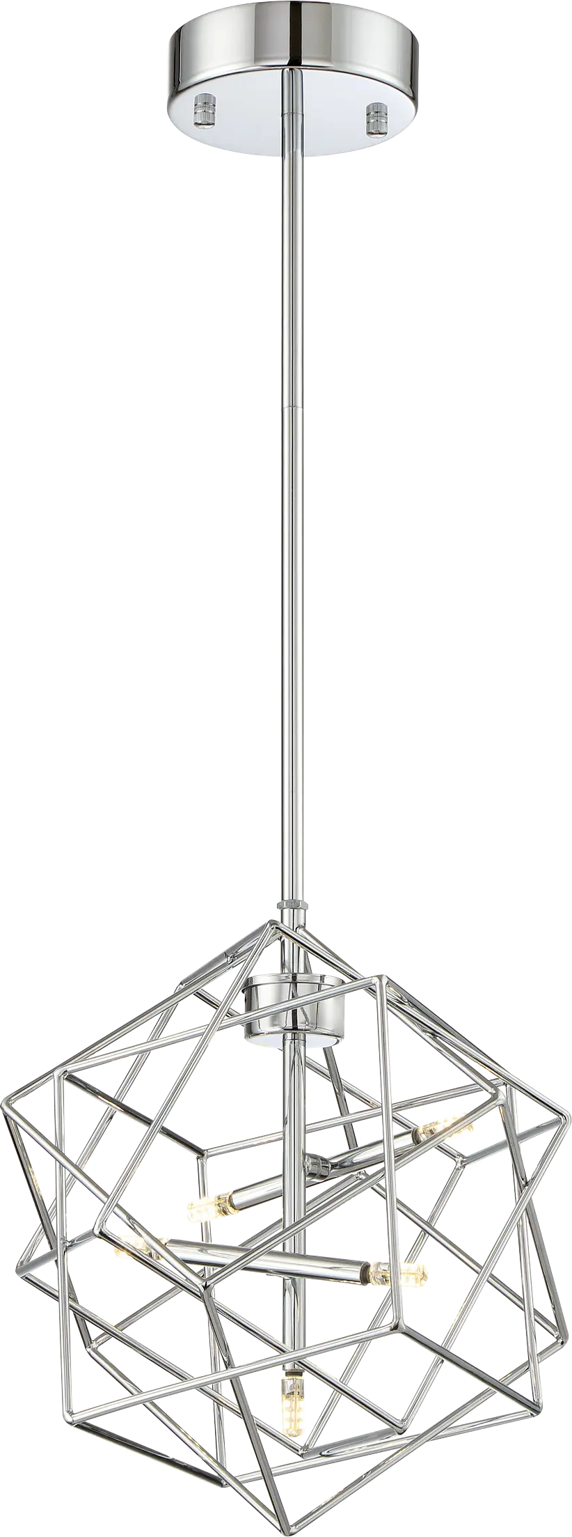 Fairway Fields Chrome Pendant