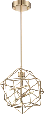 Fairway Fields Gold Pendant