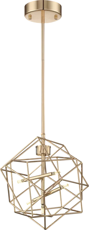 Fairway Fields Gold Pendant