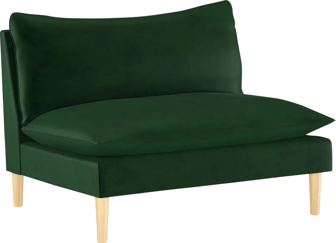 Deep Forest Emerald Settee