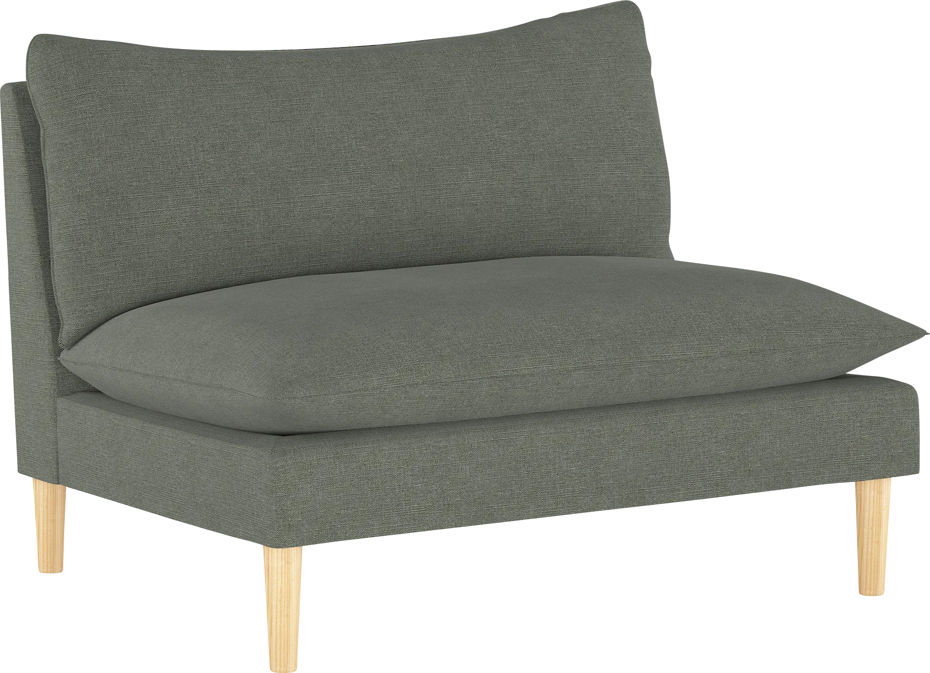 Deep Forest Charcoal Settee